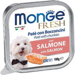 Monge Fresh Patè con Bocconcini Adult Cane (Salmone) - umido 100g