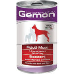 Monge Gemon Bocconi Adult Maxi Cane (Manzo e Riso) - umido 1.25Kg