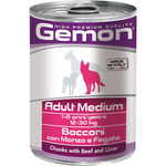Monge Gemon Bocconi Adult Medium Cane (Manzo e Fegato) - umido 415g