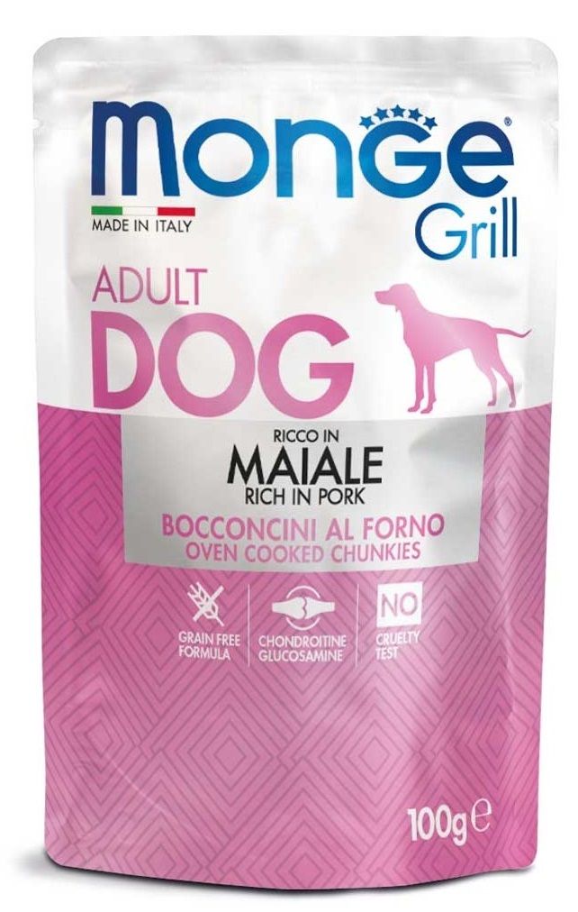 Monge Grill Dog Busta Umido Bocconcini per Cane