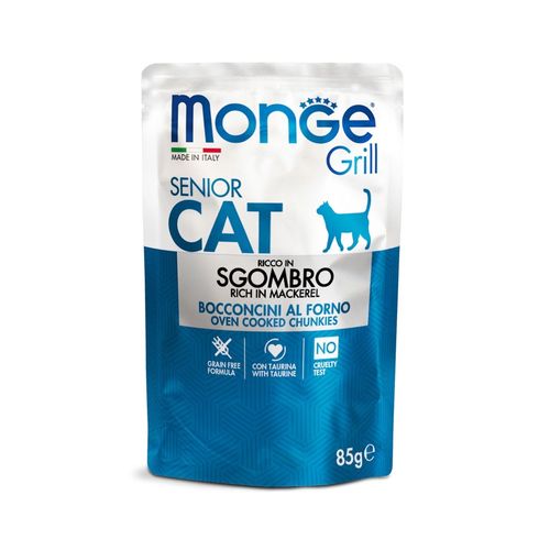 Monge Grill Senior Gatto (Sgombro) - umido 85g