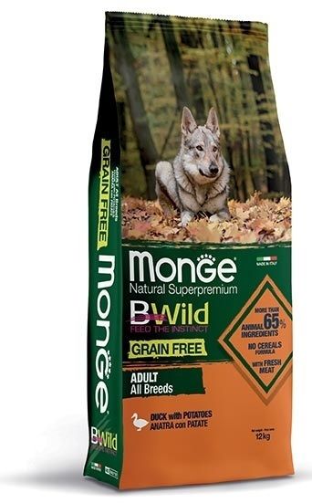 Monge BWild Low Grain Adult All Breeds Cane (Cervo) - secco