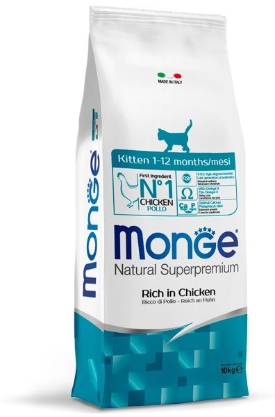 Monge Natural Superpremium Kitten Gatto (Pollo) - secco 10Kg