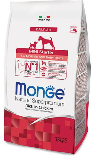 Monge Natural Superpremium Mini Starter (Pollo) - secco