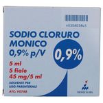 Monico Sodio cloruro 0,9% 5 fiale 5ml