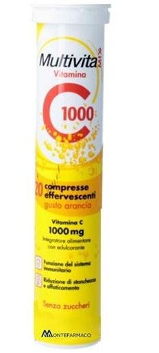 Montefarmaco Multivitamix Vitamina C 1000 Compresse Effervescenti 20 compresse