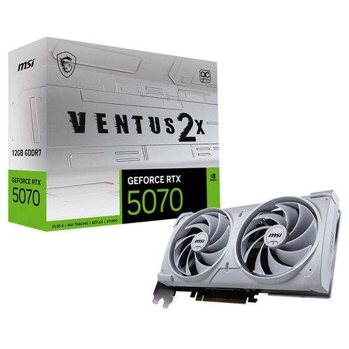 MSI GeForce RTX 5070 12G Ventus 2X OC White