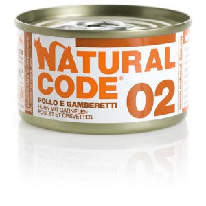Natural Code 02 Pollo e Gamberetti per Gatto