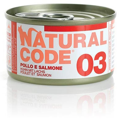 Natural Code 03 Pollo e Salmone per Gatto