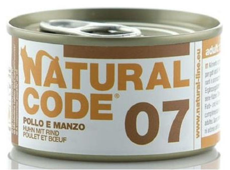 Natural Code 07 Pollo e Manzo per Gatto