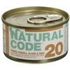 Natural Code 20 Tonno Fagioli Alghe Riso per Gatto