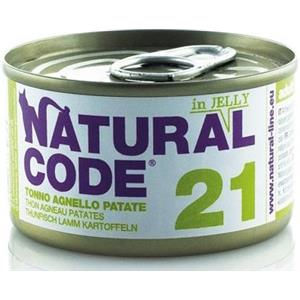 Natural Code 21 Tonno Agnello e Patate per Gatto