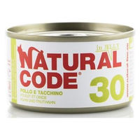 Natural Code 30 Pollo e Tacchino Jelly per Gatto