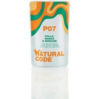 Natural Code P07 Pollo Manzo Verdure per Gatto