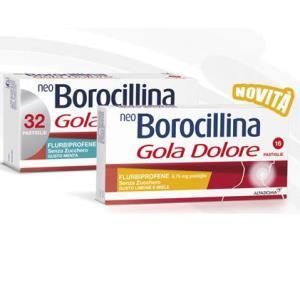 Alfasigma Neoborocillina gola dolore 32 pastiglie