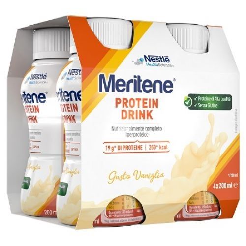 Nestlé Meritene Drink 4x200ml Vaniglia