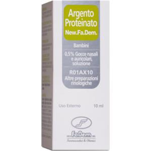 New.Fa.Dem Argento proteinato 0.5% 10ml