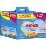 Nipiol Biscottini 6 cereali 3x360g