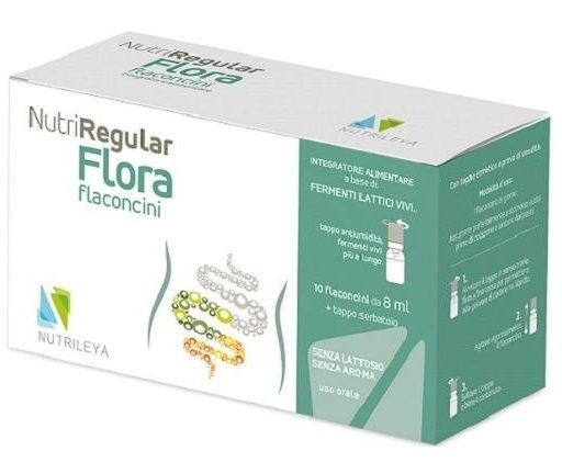 Nutrileya Nutriregular Flora Flaconcini 10 flaconcini