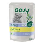 Oasy Hairball Bocconcini in Salsa Adult Gatto (Pollo) - umido 85g