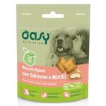 Oasy Biscotti Ripieni Cane (Salmone e Mirtilli) 80g