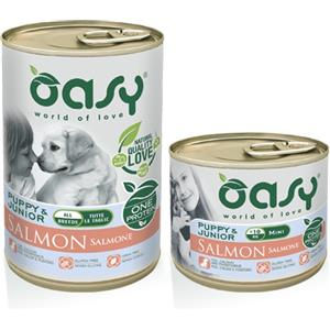 Oasy Puppy&Junior Cane (Salmone) - umido 200 g