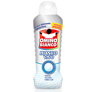Omino Bianco - Additivo Sbiancante Bianco Vivo Gel Lavatrice, Azione Extra  Sbiancante e Igienizzante, Specifico per i Tessuti Bianchi, 900 ml x 12  Pezzi 