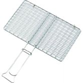Ompagrill Graticola in acciaio cromato ribaltabile 40x45cm B04045