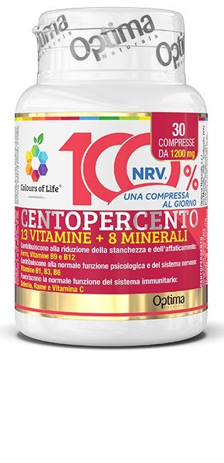 Optima Colours Of Life Centopercento 13 Vitamine + 8 Minerali 30 compresse
