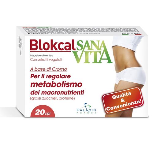 Paladin Blokcal Sanavita 20 compresse
