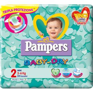 Pampers Baby-Dry 2 48 pezzi
