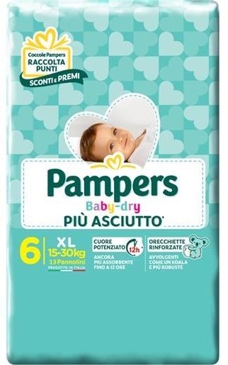 Pampers Baby-Dry 6 13 pezzi