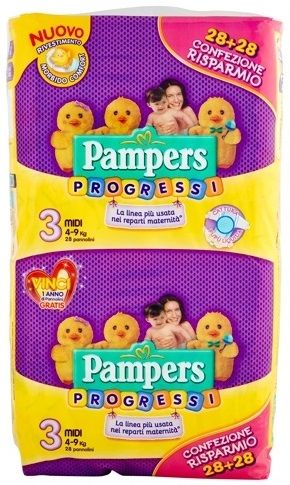 Pampers Progressi 3 56 pezzi