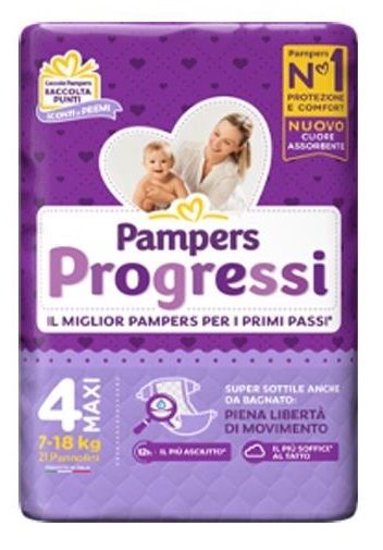 Pampers Progressi 4 21 pezzi