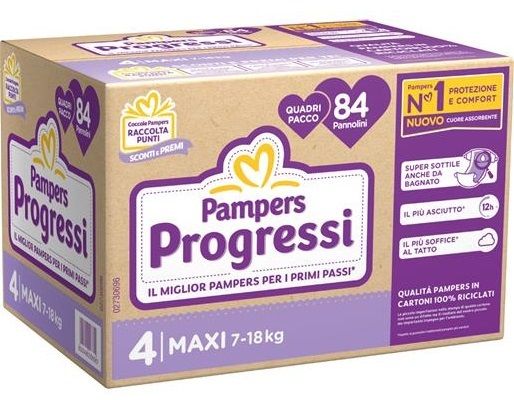 Pampers Progressi 4 84 pezzi
