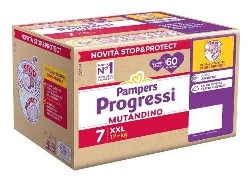 Pampers Progressi Mutandino 7 60 pezzi