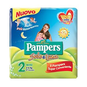 Pampers Sole e Luna 2 126 pezzi