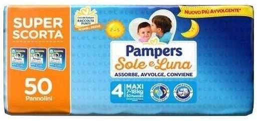 Pampers Sole e Luna 4 50 pezzi
