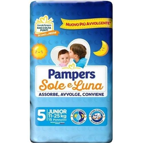 Pampers Sole e Luna 5 15 pezzi