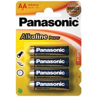 Panasonic Alkaline Power AA (4 pz)