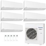 Panasonic Etherea penta split 9000+9000+12000+12000+12000 btu