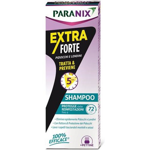 Paranix Shampoo Extra Forte Pidocchi e Lendini 200ml