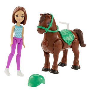 Barbie Parti e Via Bambola con pony