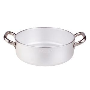 Pentole Agnelli Casseruola bassa radiante in alluminio con 2 manici Ø50cm