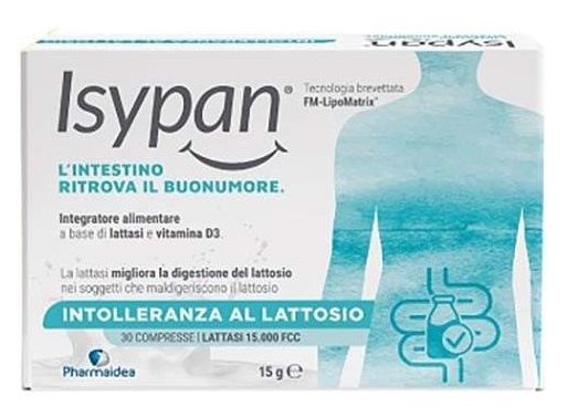 Pharmaidea Isypan Intolleranza Lattosio Compresse 30 compresse