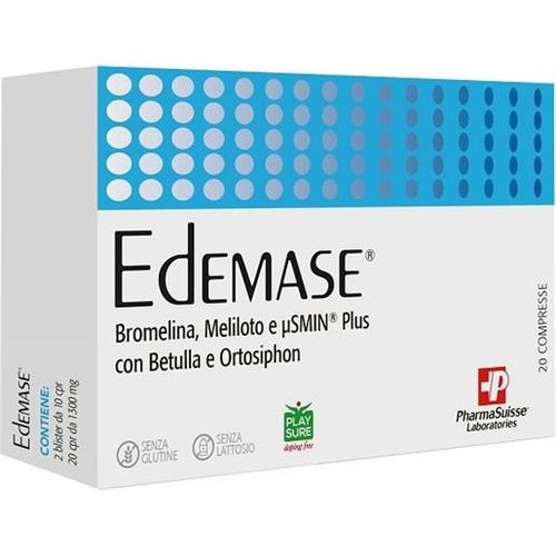 PharmaSuisse Edemase Apparato Cardiovascolare Compresse 20 compresse