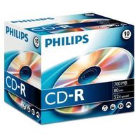 Philips CD-R 80 Min. 52x (10 pcs)