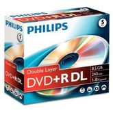 Philips DVD+R DL 8.5 GB 8x (5 pcs)