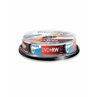 Philips DVD+RW 4.7 GB 4x (10 pcs Cakebox)