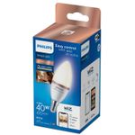 Philips Lampadina Oliva Smart LED Dimmerabile 4.9W E14 Bianco tenue